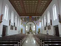 R�tz, Innenraum der kath. Stadtpfarrkirche St. Martin (03.06.2017)