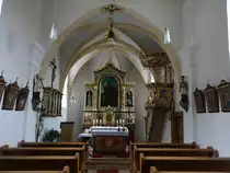 Dautersdorf, Innenraum der kath. Pfarrkirche St. �gidius (03.06.2017)