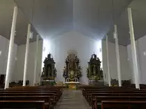 Karlburg, Barockaltre in der modernen St. Johannes Kirche (15.08.2017)