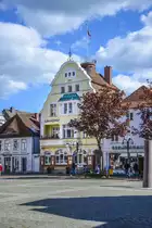 Das Redaktionsgeb�ude der Eckernf�rder Zeitung am Rathausmarkt. Aufnahme: 11. Mai 2020.