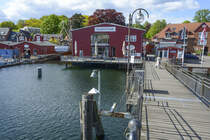 Siegfriedwerft am Binnenhafen von Eckernfrde. Aufnahme: 11. Mai 2020.