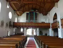 Lupburg, Orgelempore in der kath. Pfarrkirche St. Barbara (20.08.2017)