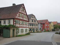 Gnodstadt, historische Fachwerkhuser an der Hauptstrae (27.08.2017)