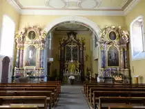 Boxberg, barocke Alt�re in der kath. Pfarrkirche St. Aquilinus (15.10.2017)
