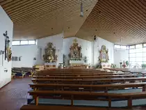 Haib�hl, barocke Alt�re in der modernen kath. St. Wolfgang Kirche (05.11.2017)