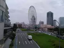 Yokohama. Riesenrad Cosmo Clock 21 in Yokohama. Aufgenommen am 05.07.2019.