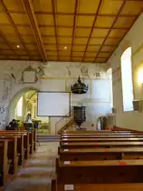 Malmsheim, Innenraum in der ev. St. Germanus Kirche (01.07.2018)