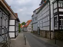 Bad Essen, historische Fachwerkh�user in der Lindenstra�e (28.05.2011)
