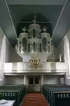 Groothusen, Orgel von Johann Friedrich Wenthin in der Ev. St. Petrus Kirche (26.05.2011)