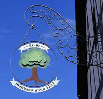 Diersburg, das Gasthaus  Linde  besteht seit 1734, Juni 2020