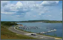 Der Hafen Braunsbedra am Geiseltalsee, dem gr��ten k�nstlichen See Deutschlands, am 03.06.2020.