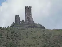 Gotische Burg Hazmburk, erbaut im 13. Jahrhundert von den Herren von Lichtenburg (27.06.2020)