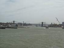 Blick auf die Brooklyn Bridge. Aufgenommen am 08.04.08