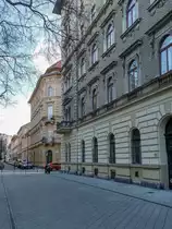Strassenszene im 7. Bezirk (Erzs�betv�ros oder Elisabethstadt) von Budapest. Fotodatum: M�rz 2019.