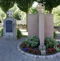 Schweighausen, Denkmal fr die Gefallenen der beiden Weltkriege, Juli 2020