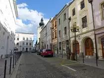 Sumperk / M�hrisch Sch�nberg, H�user am Namesti Miru (30.06.2020)