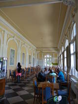 Karlova Studanka / Bad Karlsbrunn, Innenraum der Trinkhalle (01.07.2020)