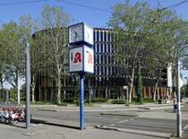 Freiburg, der Neubau des Rathauses im Stadtteil Sthlinger, Aug.2018