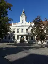 Blansko / Blanz, Rathaus am Hauptplatz Svobody Namesti (01.08.2020)
