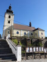 Blansko / Blanz, Barockkirche St. Martin, erbaut von 1672 bis 1691 (01.08.2020)
