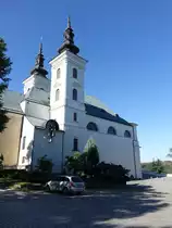 Vranov / Wranau, fr�hbarocke Wallfahrtskirche Maria Geburt, erbaut ab 1633 (01.08.2020)