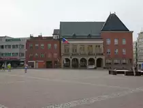 Zlin, Rathausgeb�ude am Hauptplatz Namesti Miru (02.08.2020)
