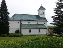 Korytna / Koritna, Pfarrkirche St. Wenzel, erbaut im 18. Jahrhundert (02.08.2020)