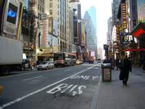 Blick auf Madame Tussaud's --->>>>> 42 Street/Times Square. Aufgenommen am 08.04.08