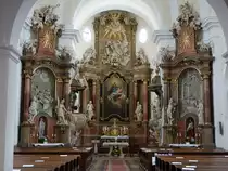 Lipnik nad Becvou / Leipnik, barocke Alt�re in der Pfarrkirche St. Jakob (03.08.2020)