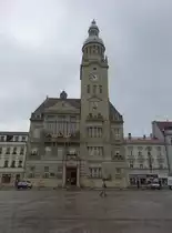 Prostejov / Prossnitz, neues Rathaus im Masaryka Namesti, erbaut von 1911 bis 1914 (03.08.2020)