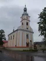 Starnov / Starnau, Pfarrkirche St. Nikolaus, erbaut von 1745 bis 1748 (03.08.2020)