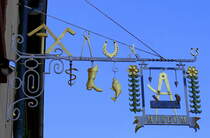 Kork, Schild des Handwerksmuseums, Aug.2020