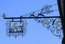 Kork, Gasthaus und Hotel  Hirsch , erbaut 1876, seit 1902 im Familienbesitz, Aug.2020