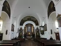 Olomouc / �lm�tz, Innenraum der Kapuzinerkirche Maria Verk�ndigung (03.08.2020)