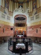 Olomouc / lmtz, Innenraum der Kapelle St. Johannes Sarkander (03.08.2020)