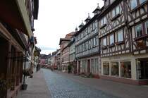Ein weiterer teil der Altstadt und Fu�g�ngerzone, von Miltenberg, 20. April 2008