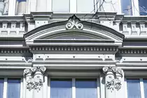 Klassizismus an der Wojska Polskiego (fr�her Bahnhofstra�e) in Słupsk (Stolp) in Hinterpommern. Aufnahme: 20. August 2020.