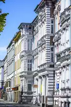 Wojska Polskiego (fr�her Bahnhofstra�e) in Słupsk (Stolp) in Hinterpommern. Aufnahme: 20. August 2020.