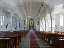 Terchova, Innenraum der Pfarrkirche St. Kyrill-und-Method (06.08.2020)