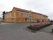 Trstena / Bingenstadt, Geb�ude am Stefanika Namesti (06.08.2020)