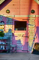 Flensburg - Bude am Ostufer der Flensburger Innenf�rde. Aufnahme: 17. Juli 2020.