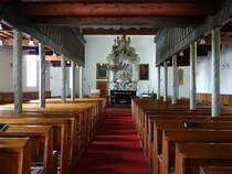 Blatnica, Innenraum der evangelischen Pfarrkirche (07.08.2020)