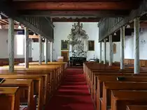 Blatnica, Innenraum der evangelischen Pfarrkirche (07.08.2020)