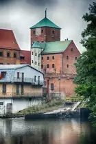 Schloss der Herz�ge von Pommern (Zamek Książąt Pomorskich) in Darłowo (R�genwalde) in Hinterpommern. Aufnahme: 22. August 2020.