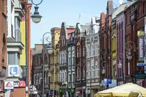 Ulica Staromiejska (bis 1945 Stolper Stra�e) in Lębork (Lauenburg in Pommern). Aufnahme: 19. August 2020.