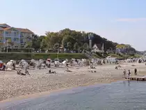 Blick von der Seebr�cke auf K�hlungsborn am 23 September 2020.