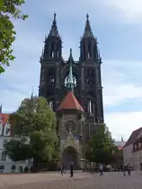 Mei�en, gotischer Dom St. Johannes, erbaut ab 1260 (02.10.2020)