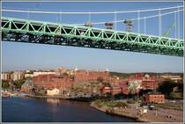 Fhrt man mit der Fhre nach Gteborg, sieht man gleich hinter der lvsborgsbron an der Sdseite des Gta lv das malerische alte Viertel Klippan liegen. 10.05.2008