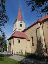 Sebechleby / Siebenbrot, kath. Pfarrkirche St. Michael, erbaut bis 1608 (29.08.2020)