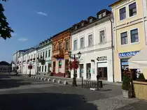 Rimavska Sobota / Gro�steffelsdorf, Geb�ude am Hlavni Namesti (29.08.2020)